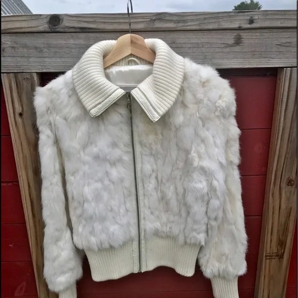 Wilsons Leather Fur Coat NWOT!